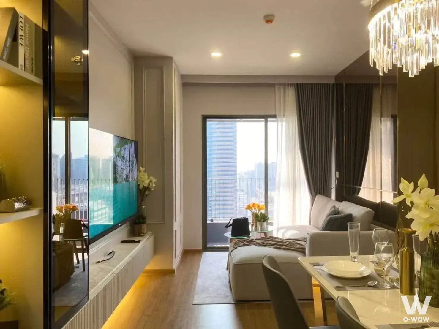 Condo with 2 bedrooms for rent at Cloud Thonglor-Phetchaburi — photo 1 of 5