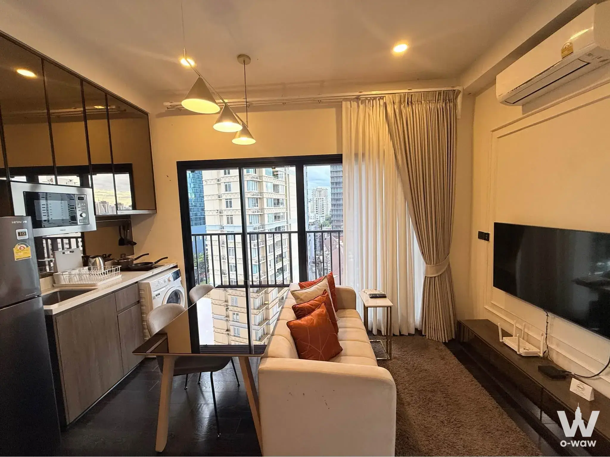 Condo with 2 bedrooms for rent at Hampton Residence Thonglor — photo 5 of 5