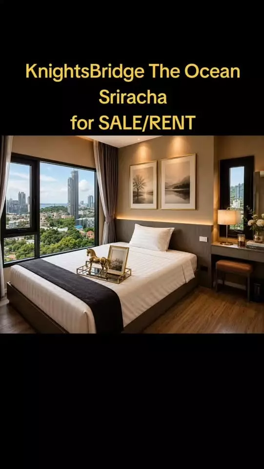 Condo with 1 bedroom for sale at Sukhumvit Road, Sriracha, EEC zone