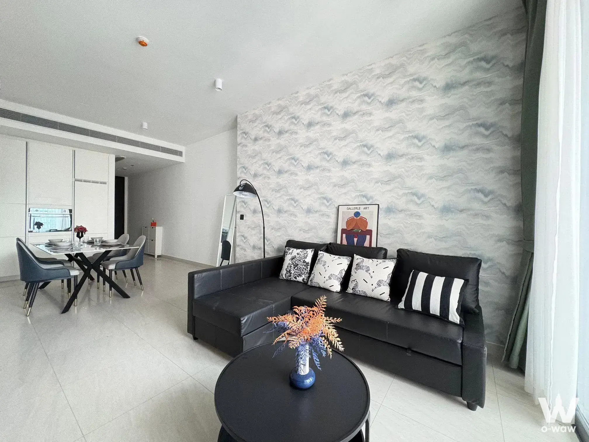 Condo with 2 bedrooms for rent at Tait Sathorn 12 — photo 2 of 5