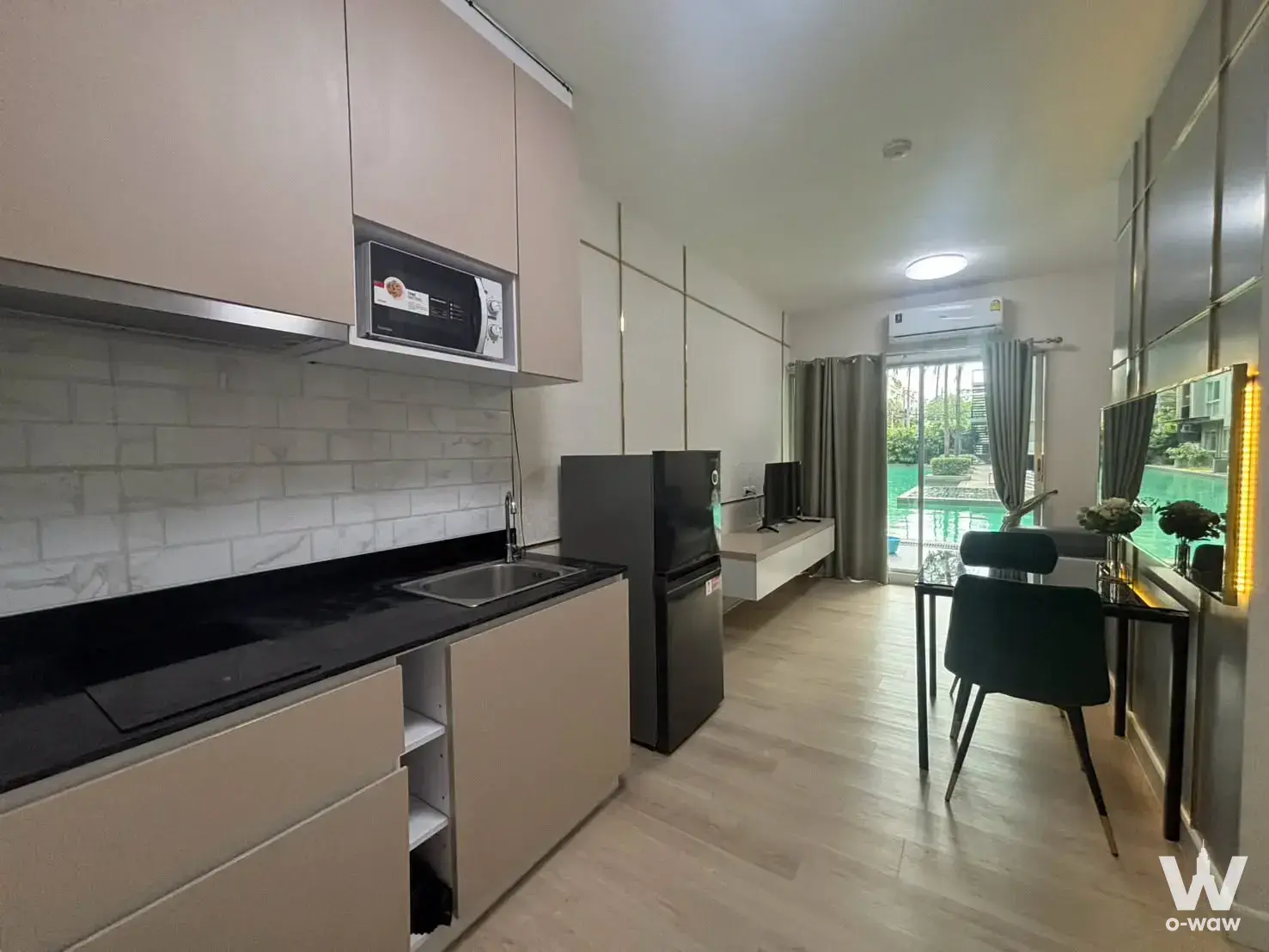 Condo with 1 bedroom for rent at Condo A Space Kaset - Nawamin. — photo 2 of 3