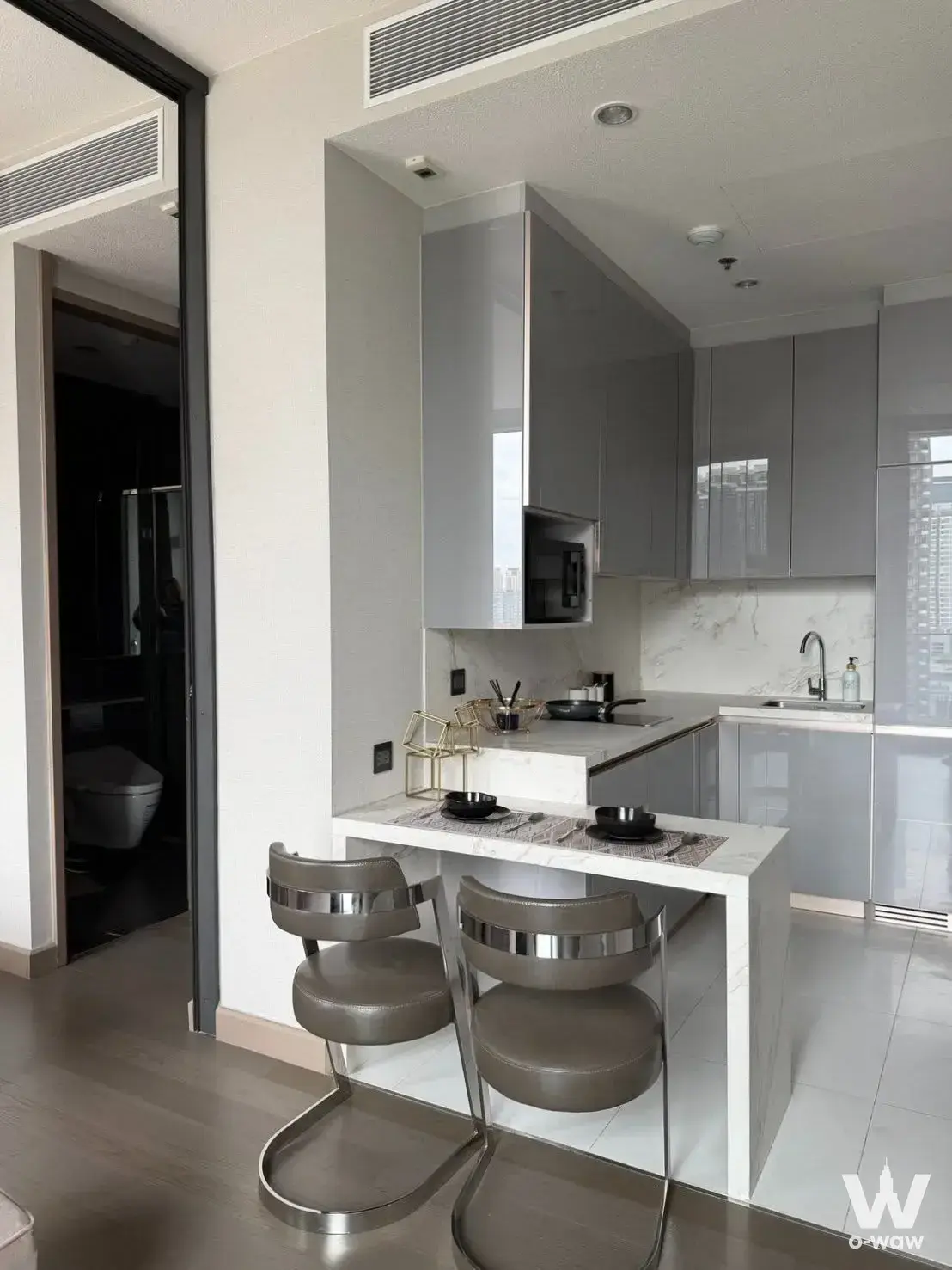 Condo with 1 bedroom for rent at THE ESSE at SINGHA COMPLEX — photo 2 of 5