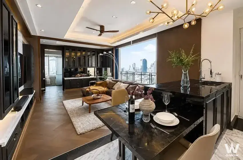 Condo with 2 bedrooms for rent at Royce Private Residences — photo 2 of 5