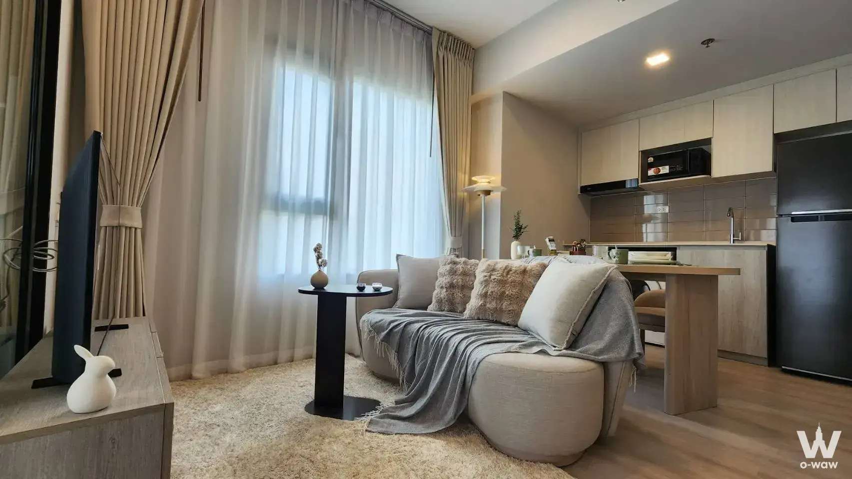 Condo with 1 bedroom for rent at COBE Ratchada-Rama 9 — photo 2 of 5