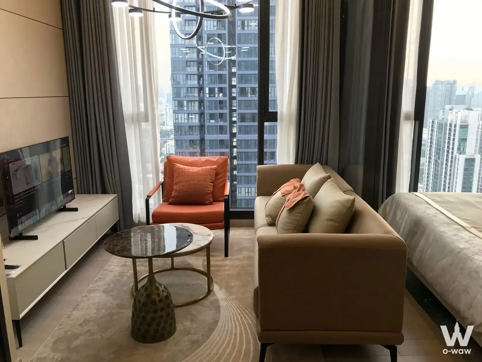 Condo with 1 bedroom for rent at One9Five Asoke - Rama 9 — photo 2 of 4