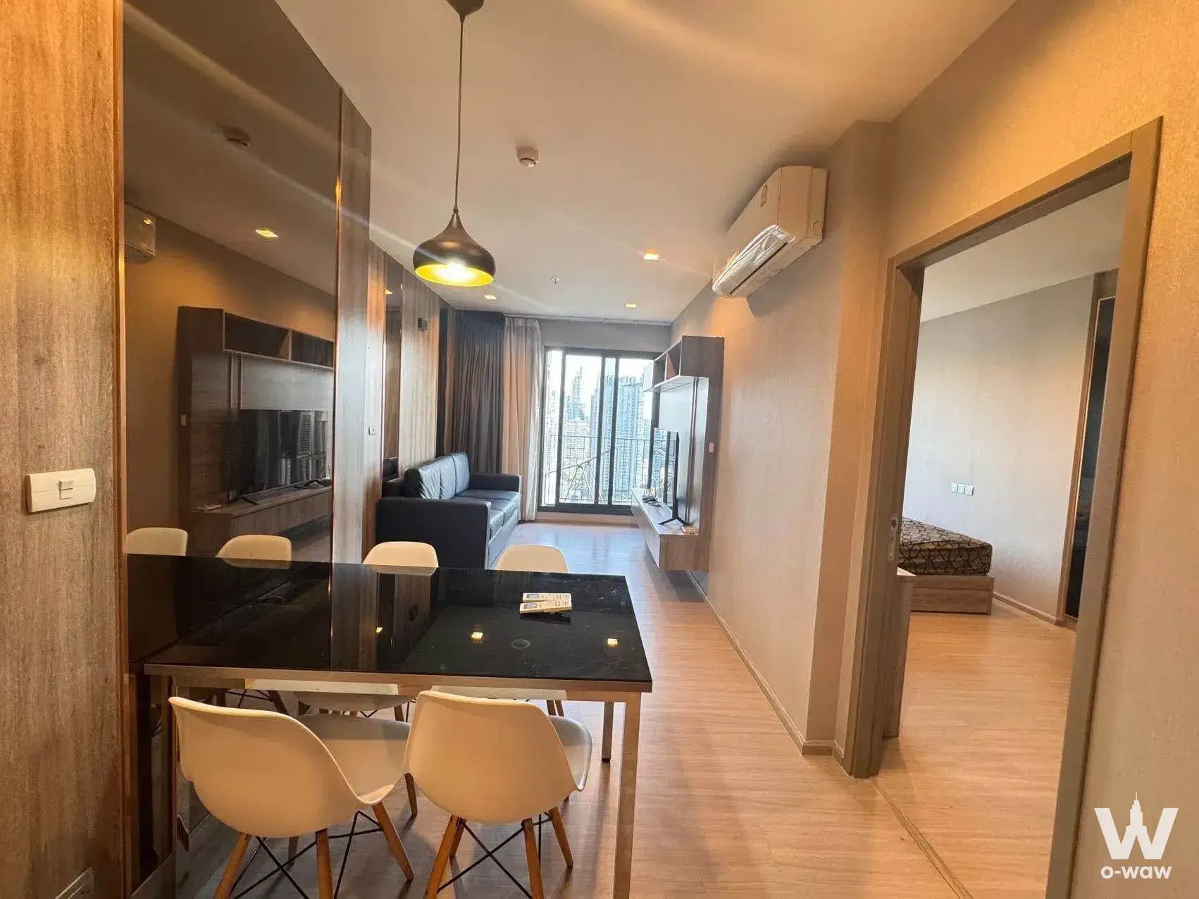 Condo with 2 bedrooms for rent at Life Asoke Hype — photo 2 of 5