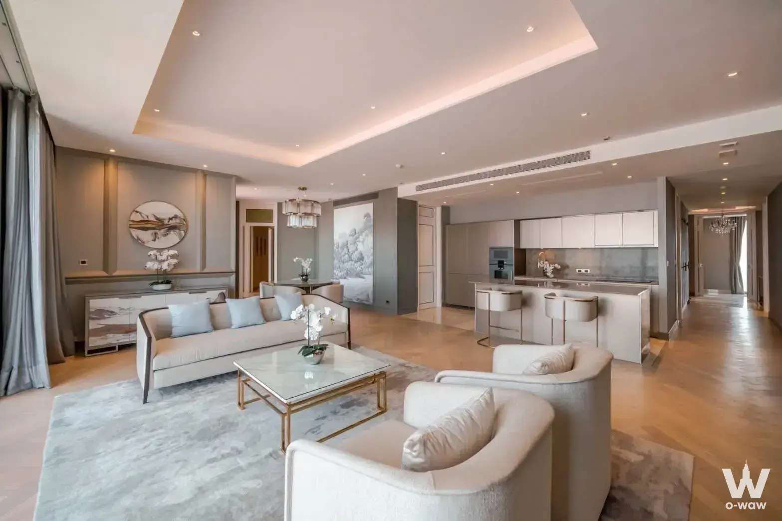 Condo with 3 bedrooms for rent at The Residences at Mandarin Oriental Bangkok — photo 2 of 5