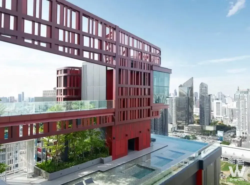Condo with 1 bedroom for rent at Life Asoke Hype — photo 1 of 5