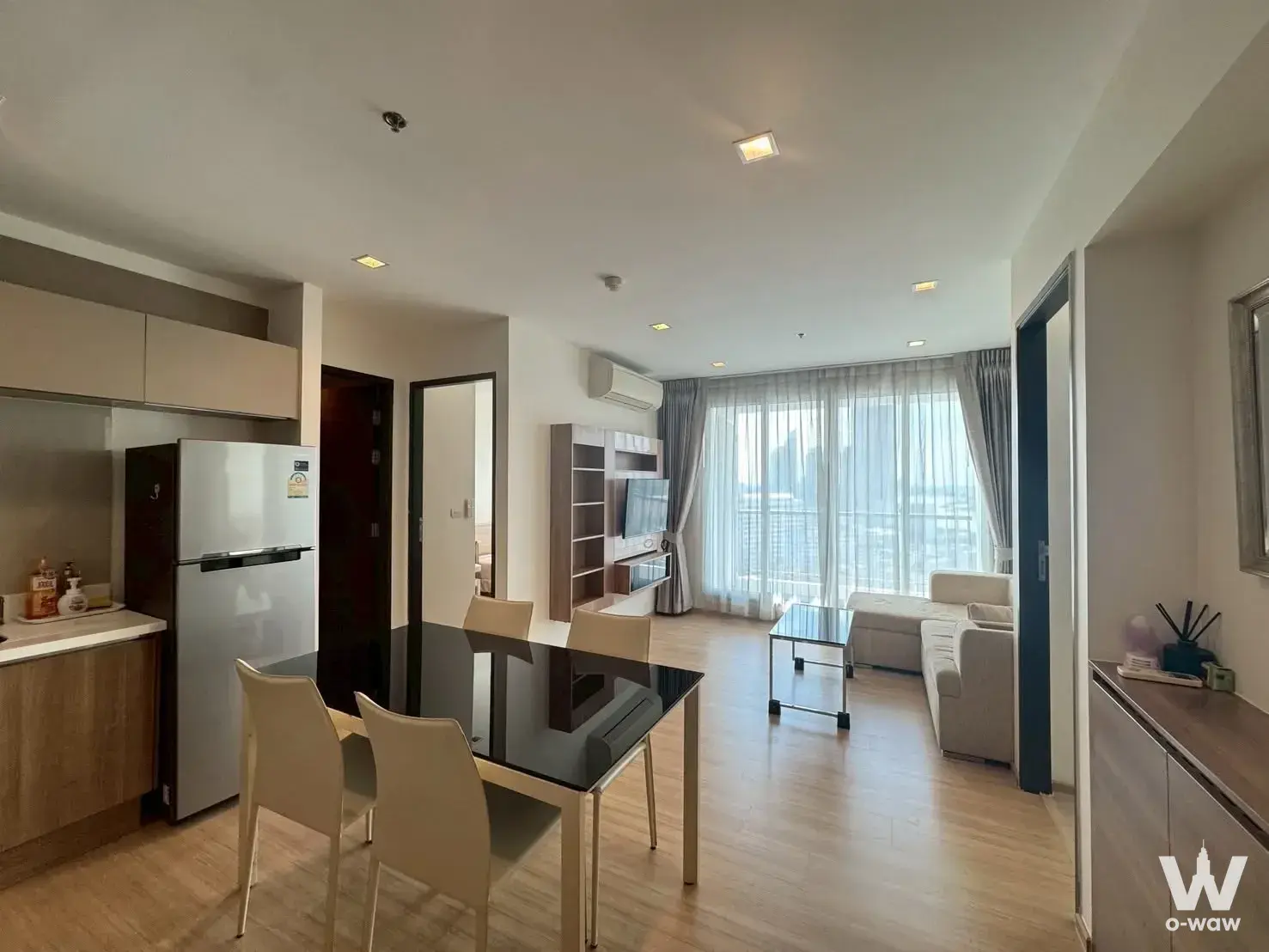 Condo with 2 bedrooms for rent at RHYTHM Sathorn — photo 1 of 4