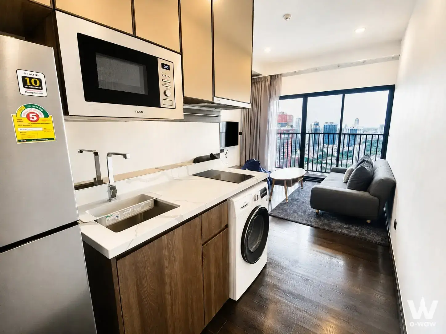 Condo with 2 bedrooms for rent at Park​ Origin​ Thonglor — photo 3 of 4