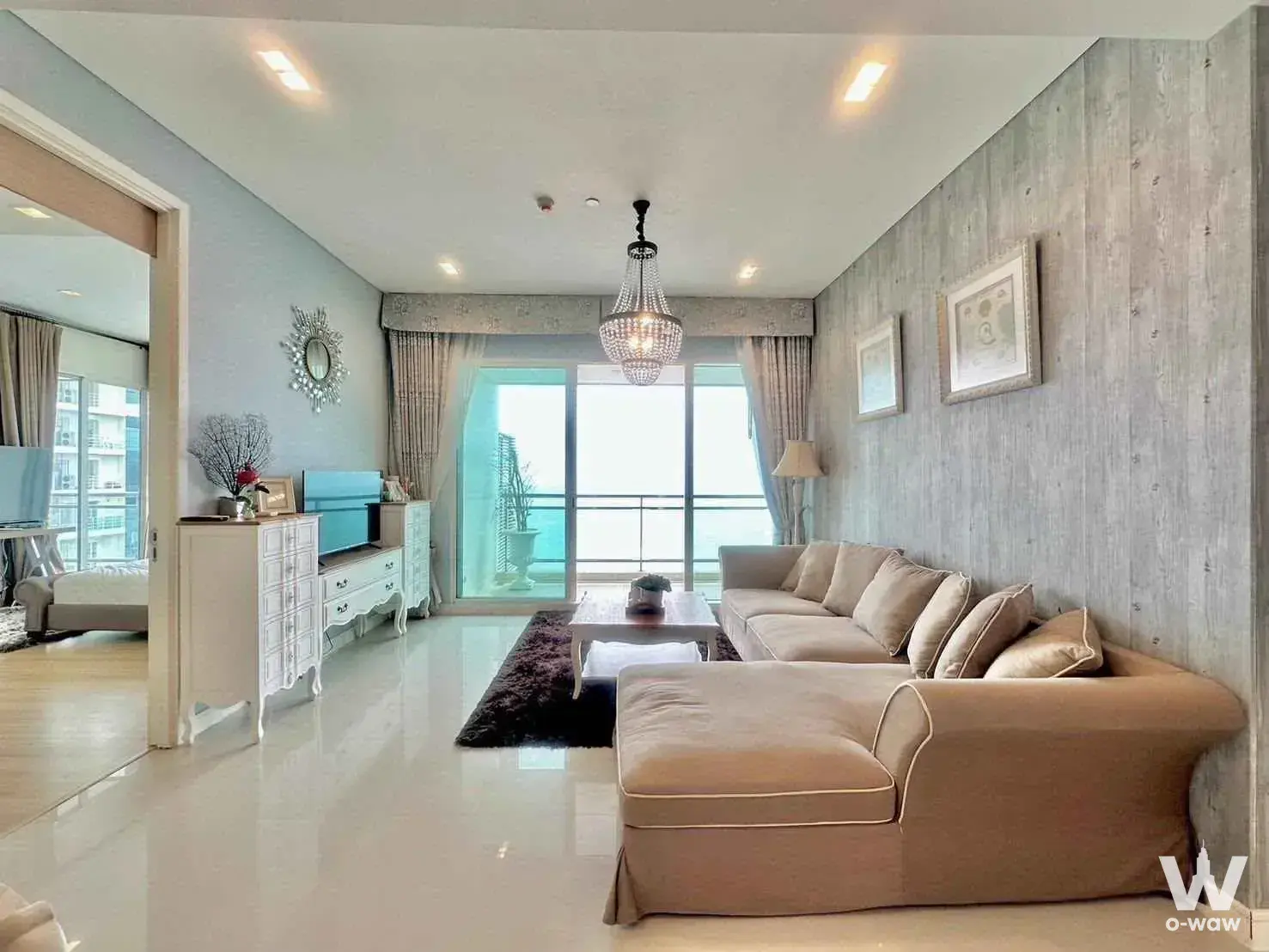Condo with 2 bedrooms for rent at Reflection Jomtien Beach Pattaya — photo 2 of 5