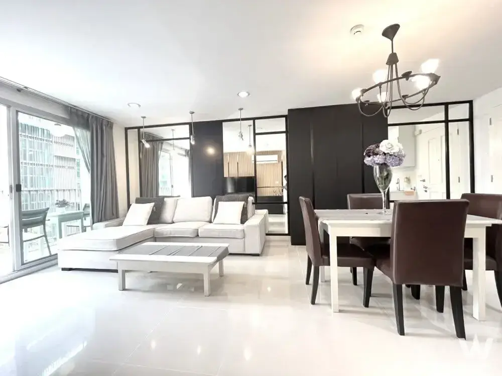 Condo with 2 bedrooms for rent at The Clover Thonglor Residence