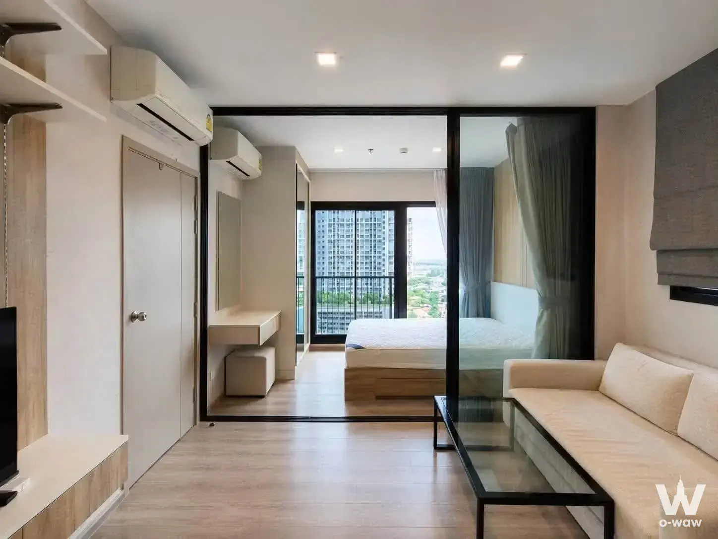 Condo with 1 bedroom for rent at The Politan Rive — photo 1 of 5