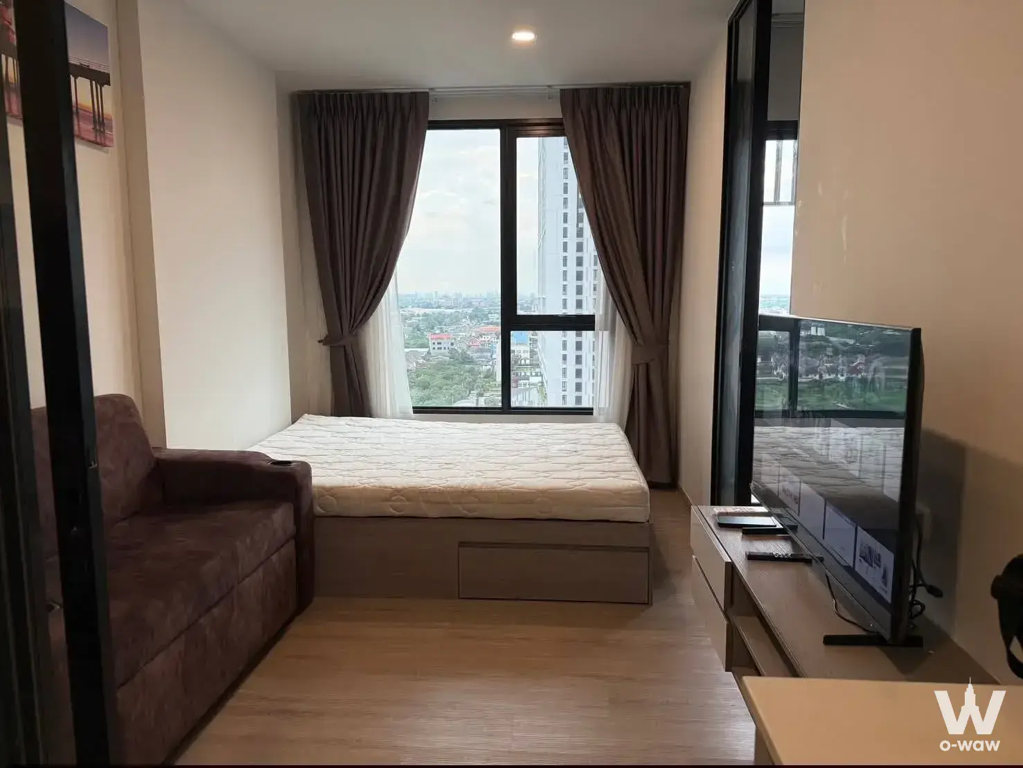 Condo with 1 bedroom for rent at Origin Plug & Play Nonthaburi Station — photo 1 of 5