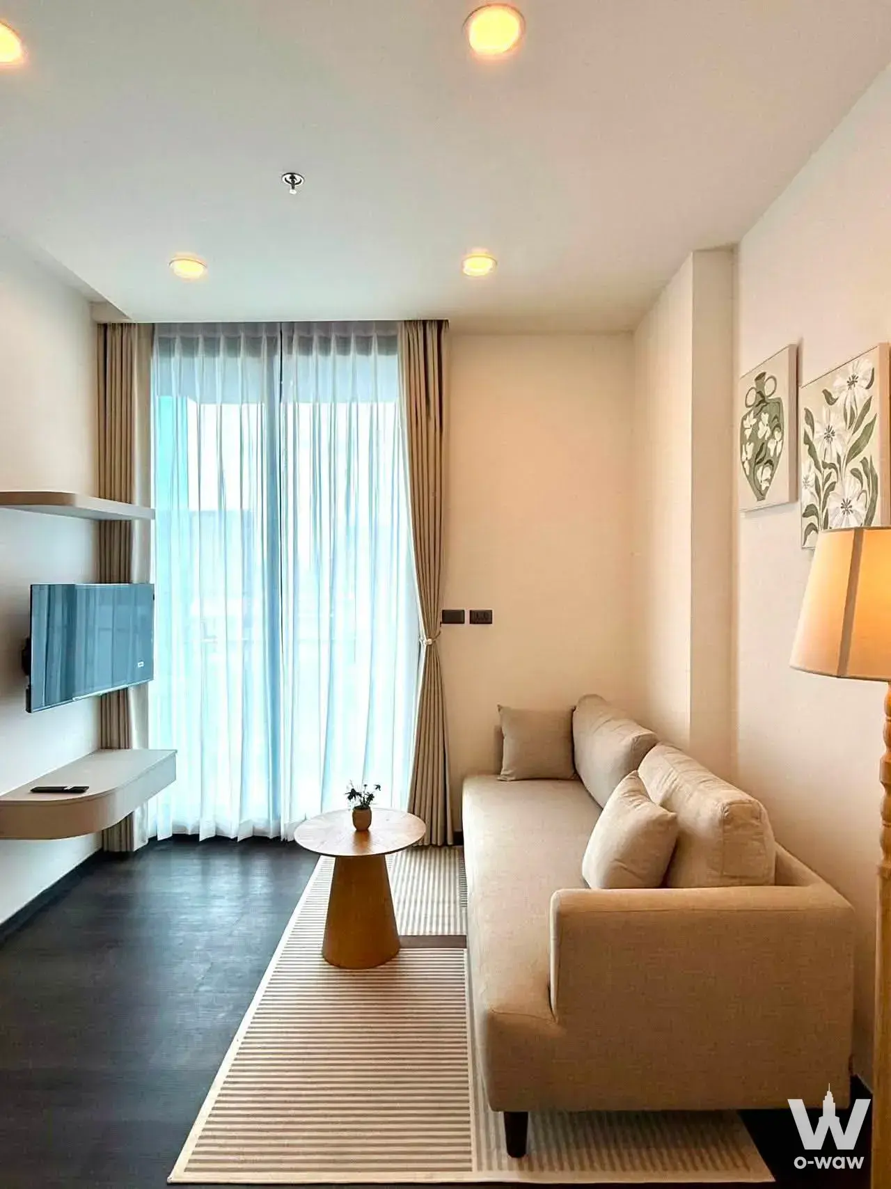 Condo with 2 bedrooms for rent at Sapphire Condominium — photo 4 of 5