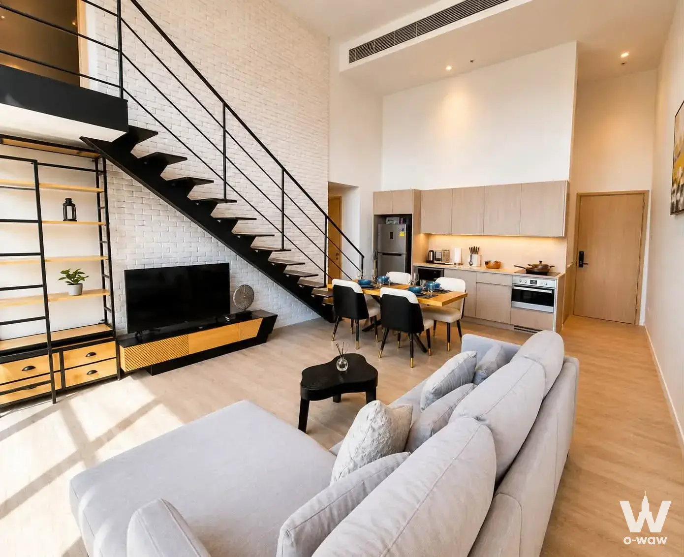 Condo with 2 bedrooms for rent at The Lofts Silom by Raimon Land — photo 2 of 5