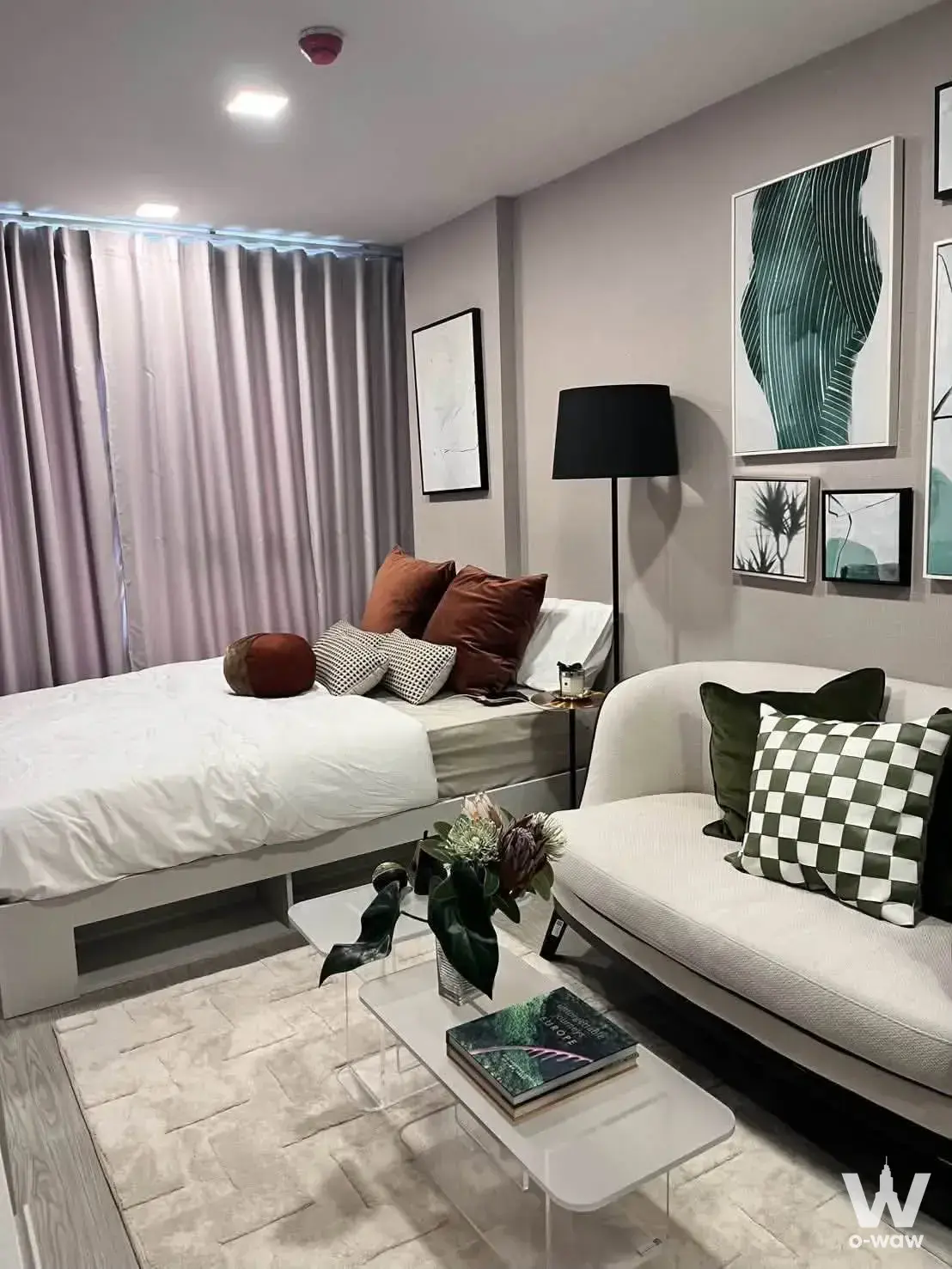Condo with 1 bedroom for rent at Atmoz Oasis Onnut — photo 1 of 5