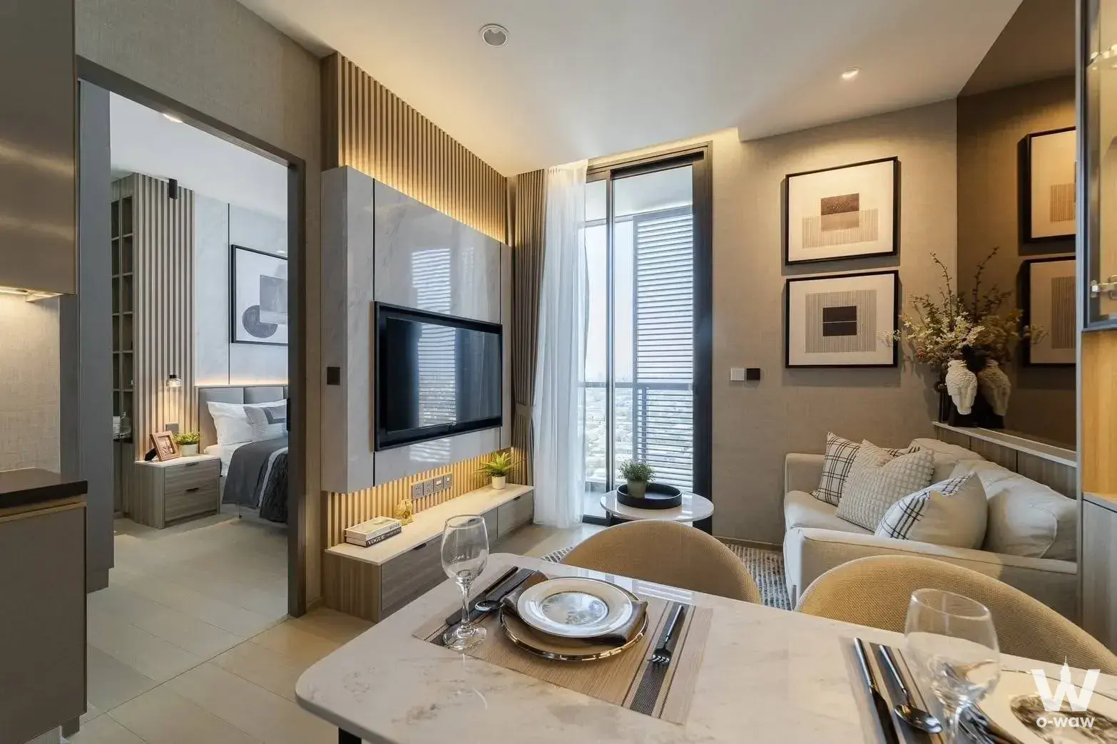 Condo with 1 bedroom for rent at THE EXTRO Phayathai-Rangnam | ดิ เอ็กซ์โทร พญาไท-รางน้ำ — photo 1 of 5