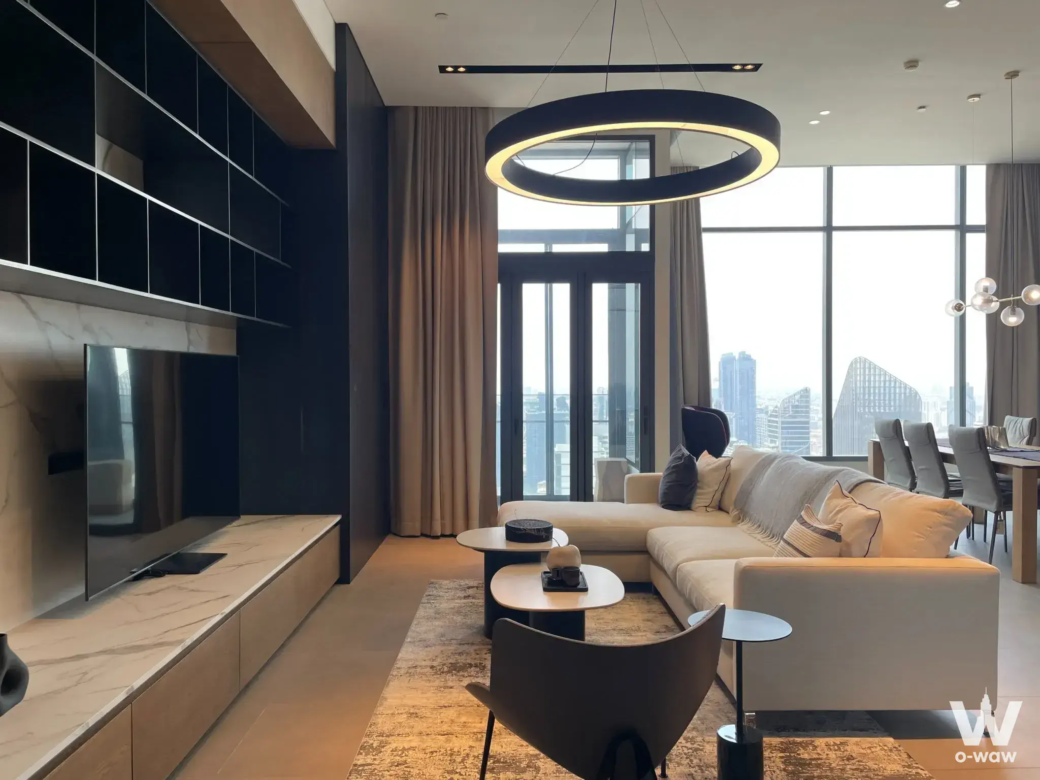 Condo with 2 bedrooms for rent at THE ESSE ASOKE — photo 3 of 5