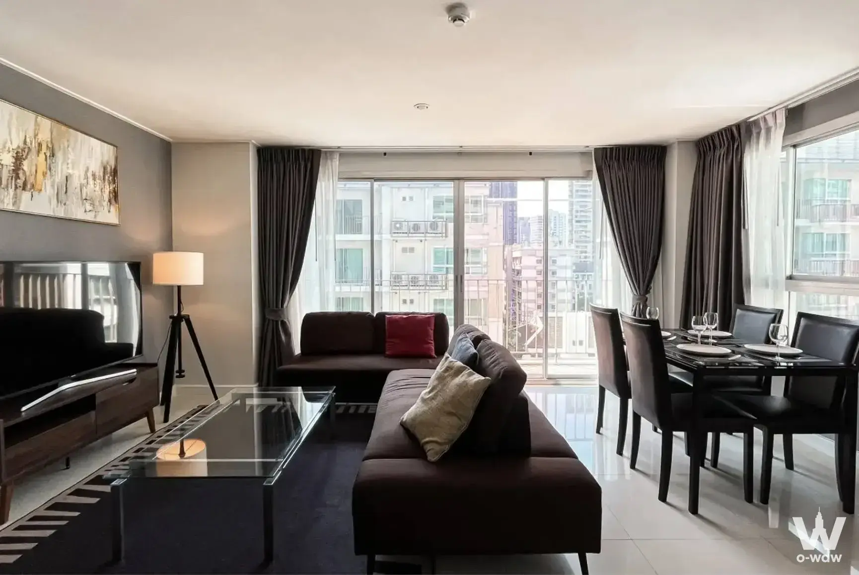 Condo with 1 bedroom for rent at The Clover Thonglor Residence — photo 5 of 5