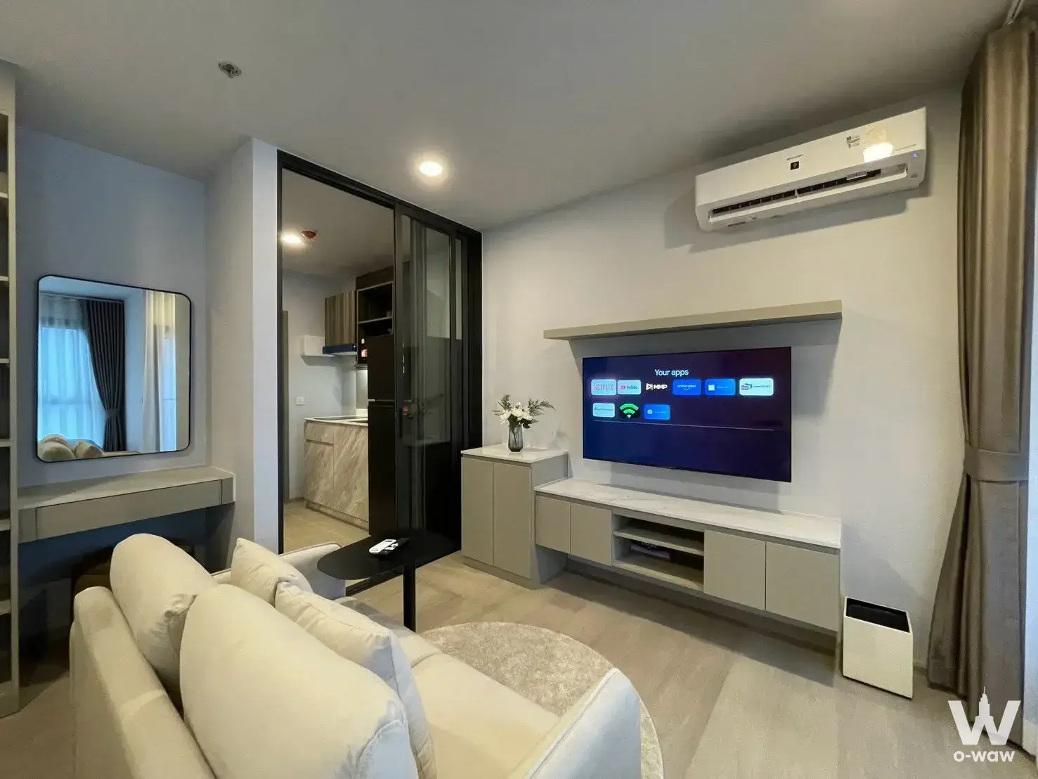 Condo with 1 bedroom for rent at Aspire Onnut Station — photo 1 of 4