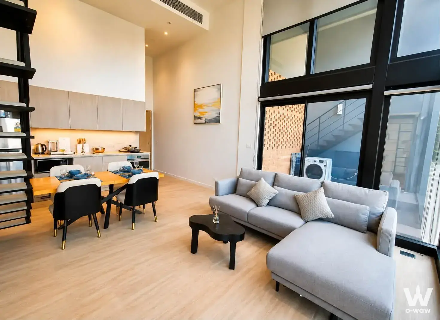 Condo with 2 bedrooms for rent at The Lofts Silom by Raimon Land — photo 1 of 5
