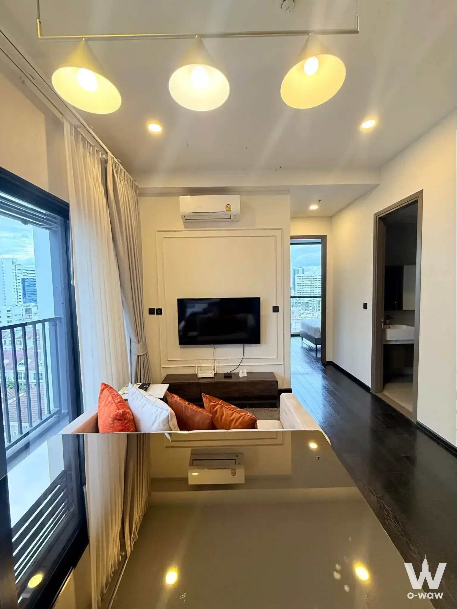Condo with 2 bedrooms for rent at Hampton Residence Thonglor — photo 4 of 5