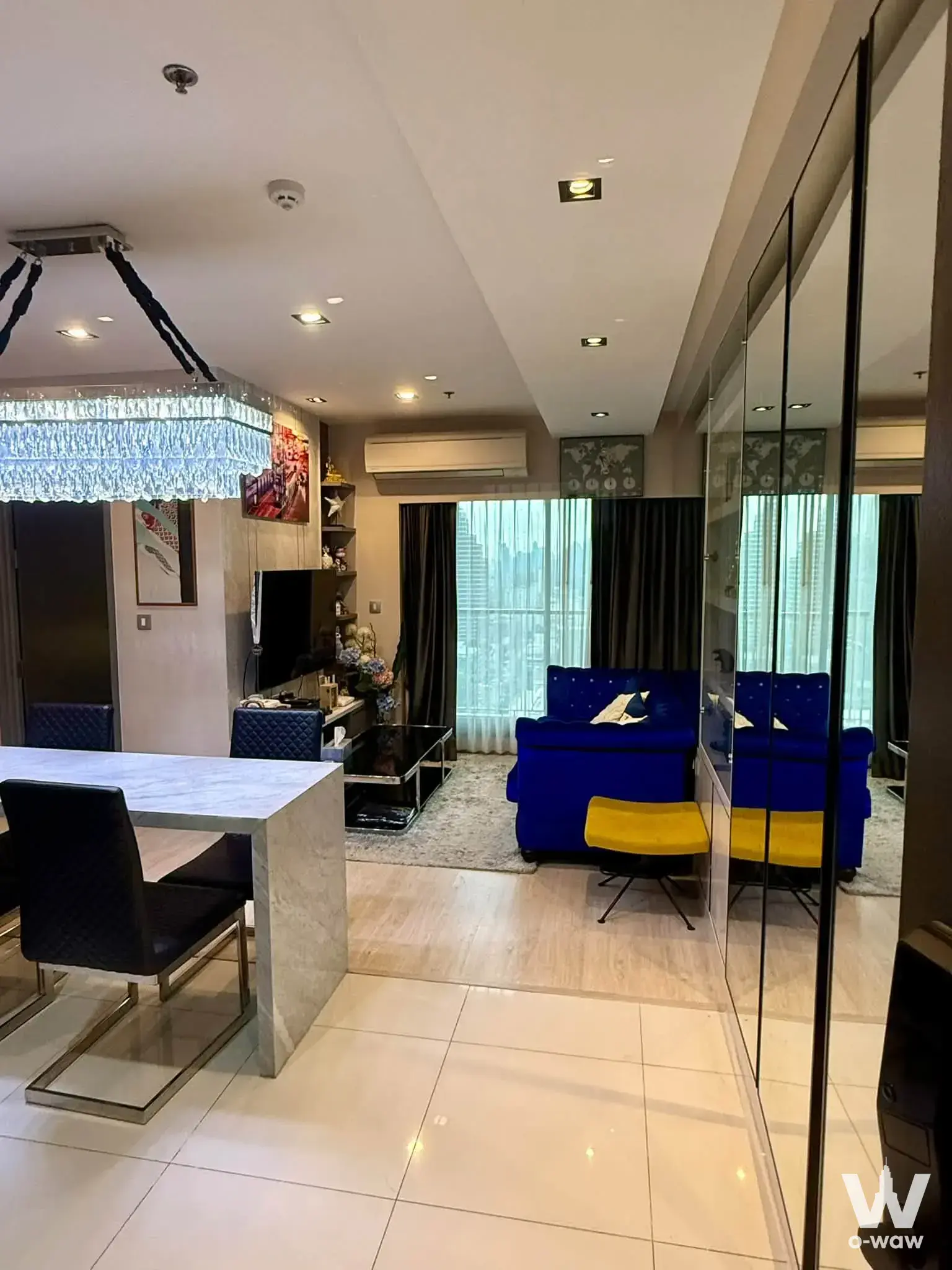 Condo with 2 bedrooms for rent at Rhythm Rang Nam — photo 1 of 5