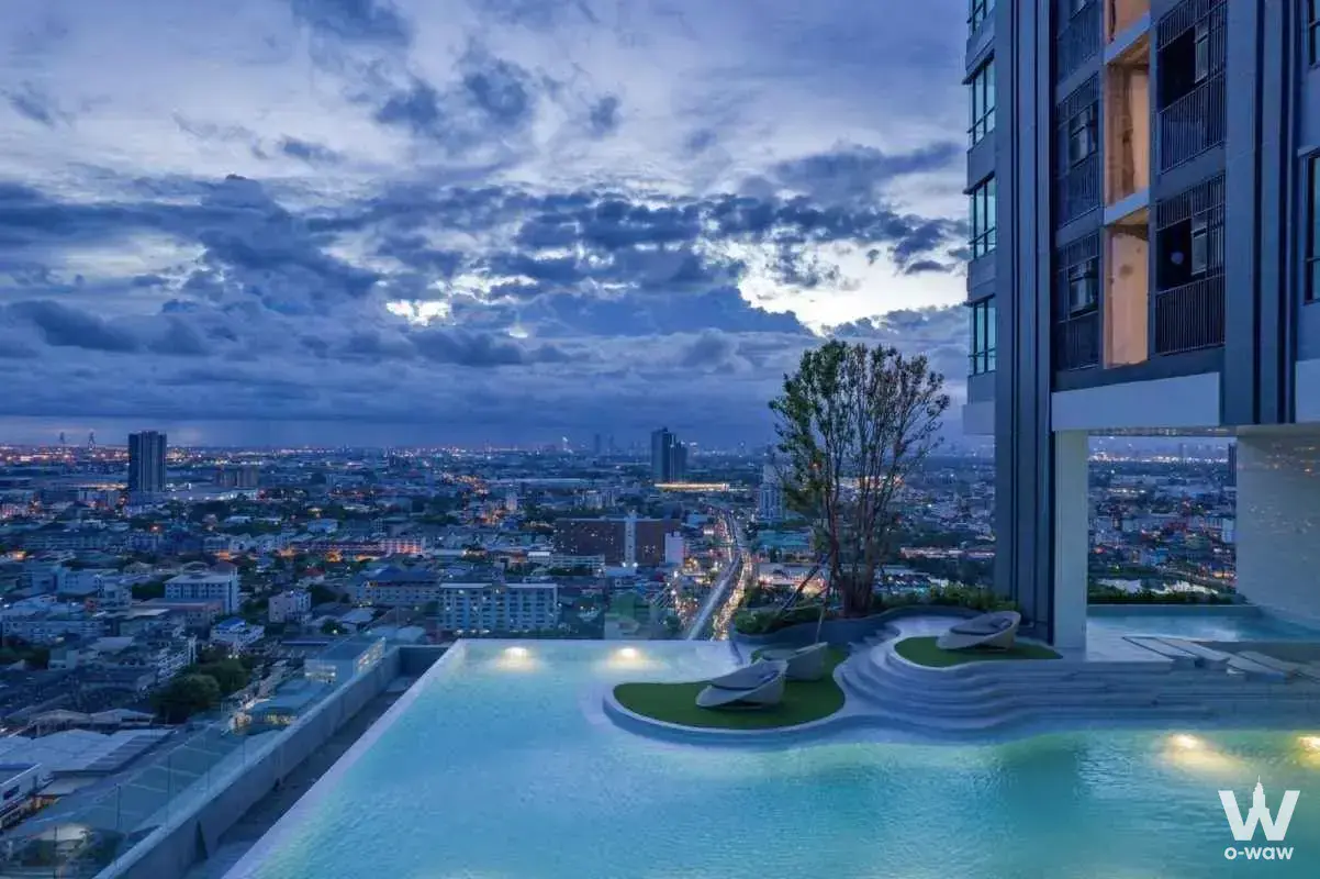 Sukhumvit-Theparak, near MRT Thipphawan (Yellow Line)