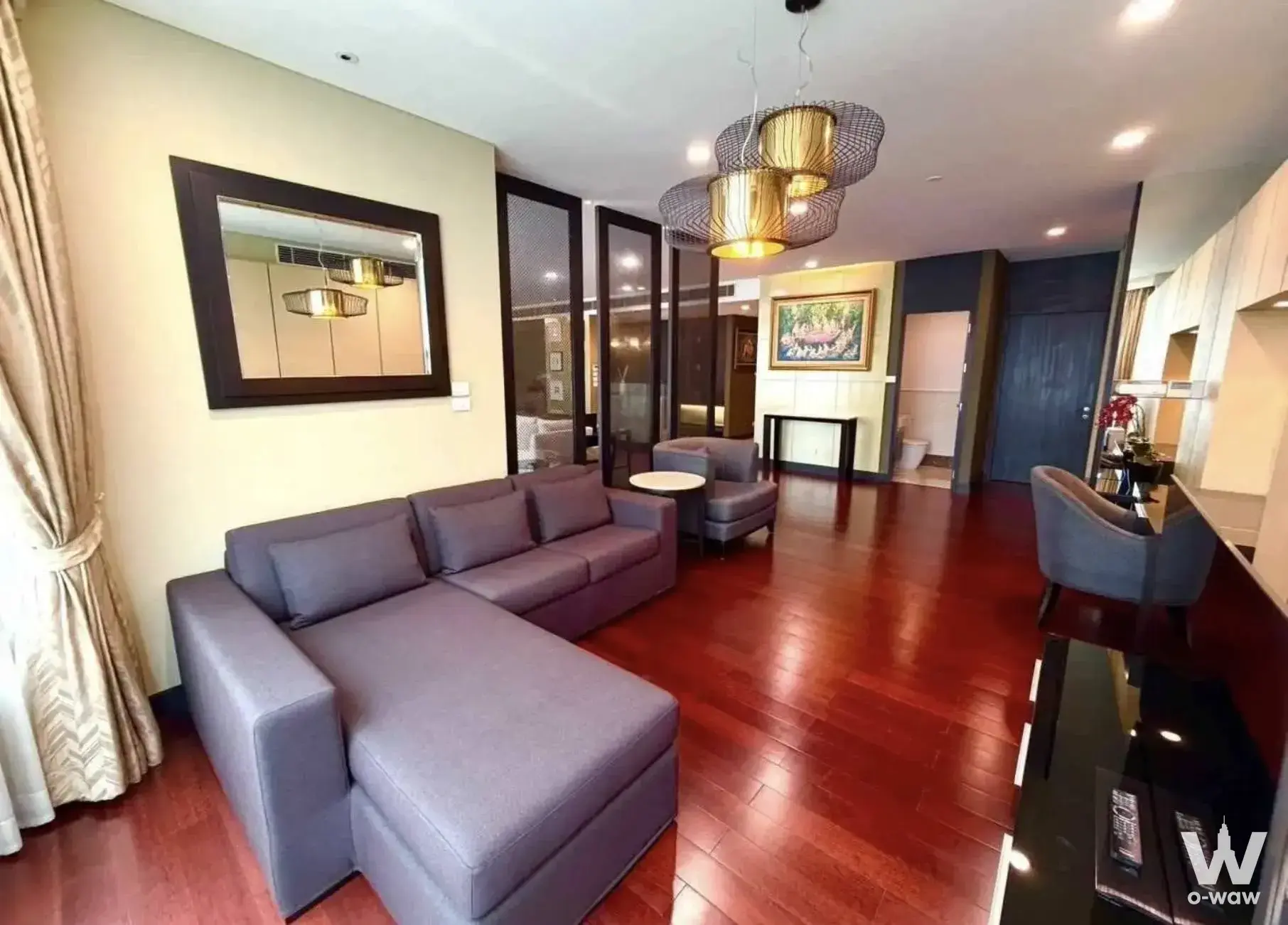 Condo with 3 bedrooms for rent at The Park Chidlom — photo 1 of 5